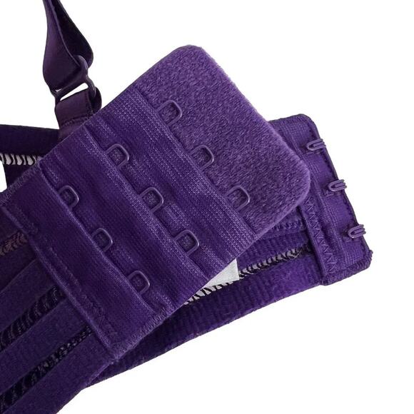 Victoria's Secret PINK Allover Lace Unlined Bra Purple 34DD - Picture 6 of 7